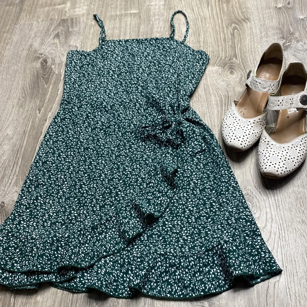 Cute dress emerald green - Picture 1 of 3